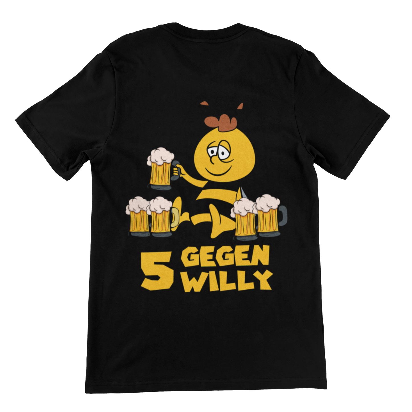 5 gegen Willy (Backprint)  - Unisex Shirt