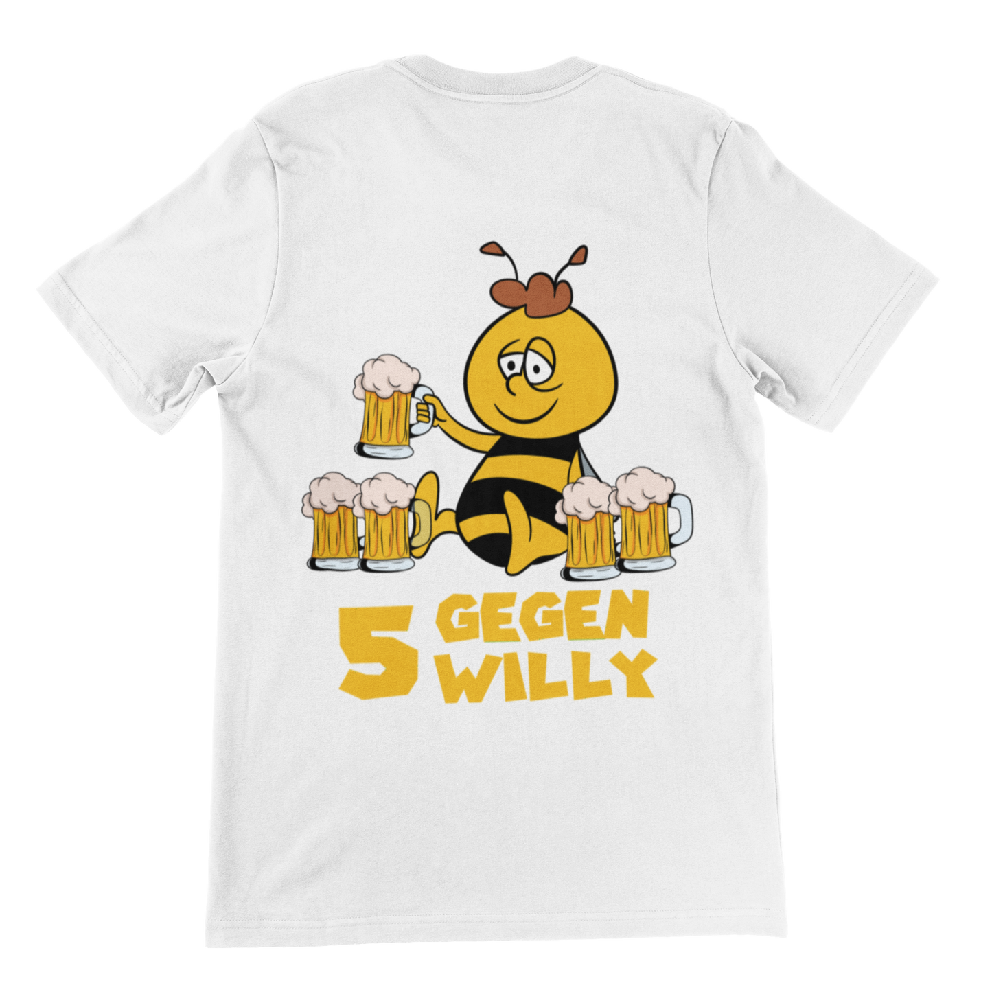 5 gegen Willy (Backprint)  - Unisex Shirt