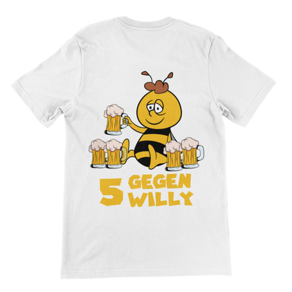 5 gegen Willy (Backprint)  - Unisex Shirt