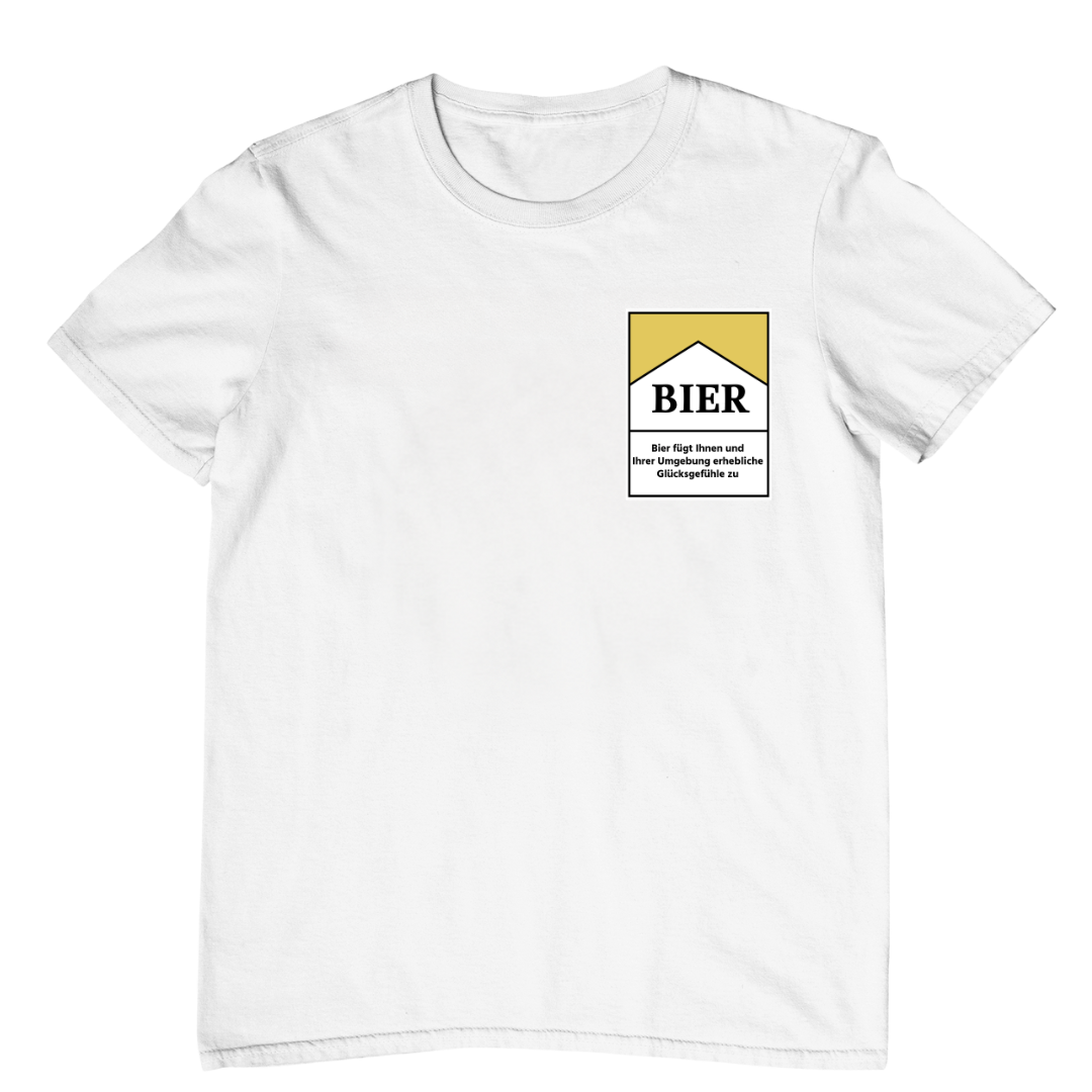 "Bier" Brustprint |  Unisex Shirt