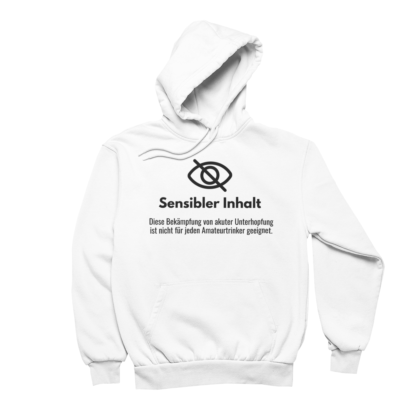 Sensibler Inhalt Unterhopfung  | Unisex Hoodie