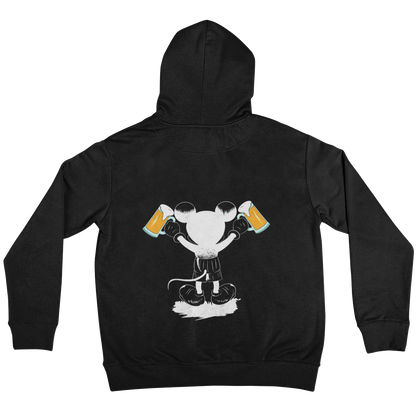 Beermouse (Backprint)  - Unisex Hoodie