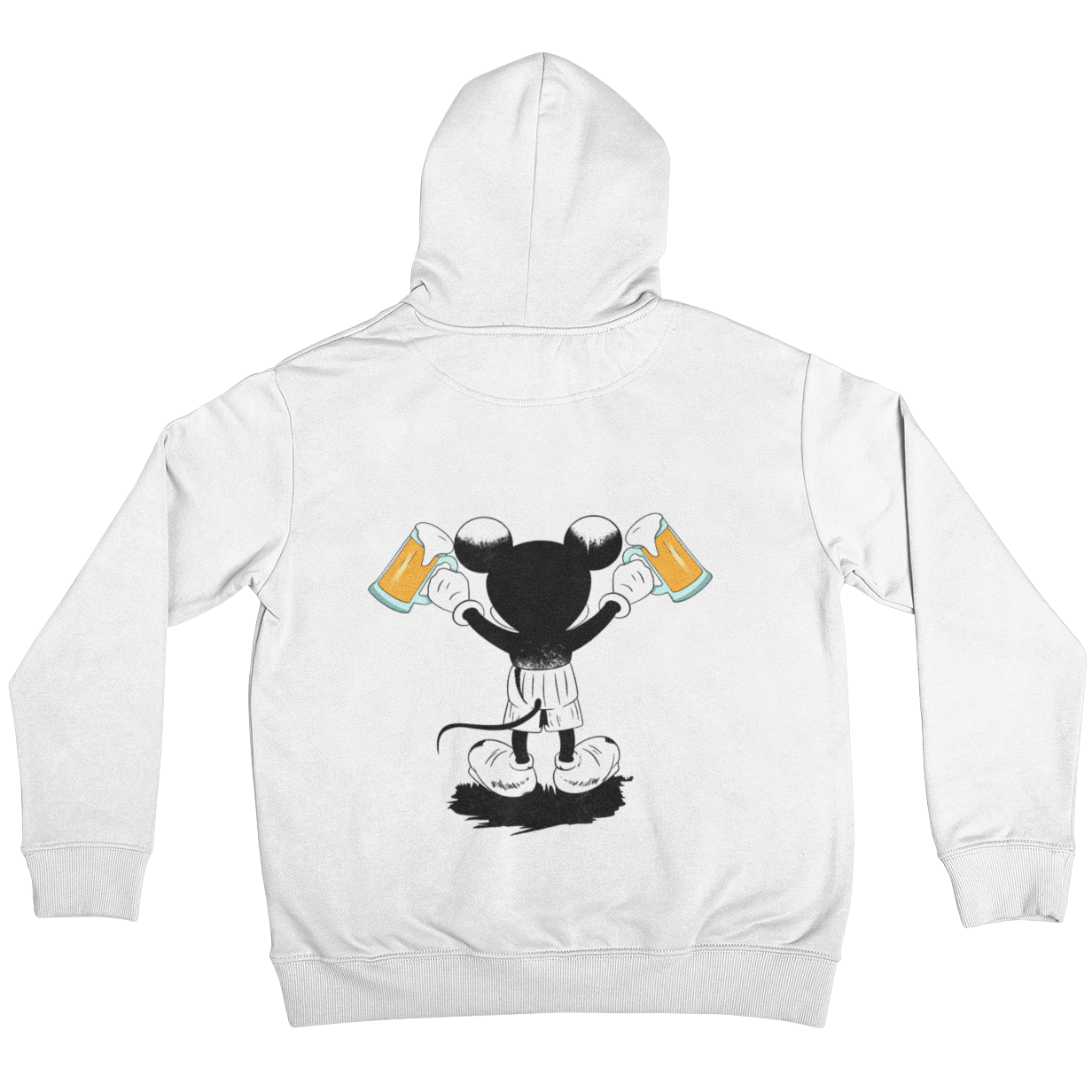 Beermouse (Backprint)  - Unisex Hoodie