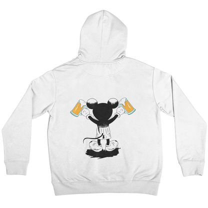 Beermouse (Backprint)  - Unisex Hoodie