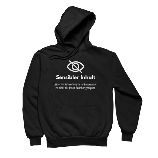 Sensibler Inhalt (Snuskonsum)  - Unisex Hoodie