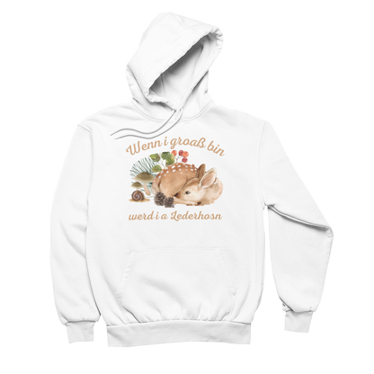 Wenn i groaß bin  - Unisex Hoodie