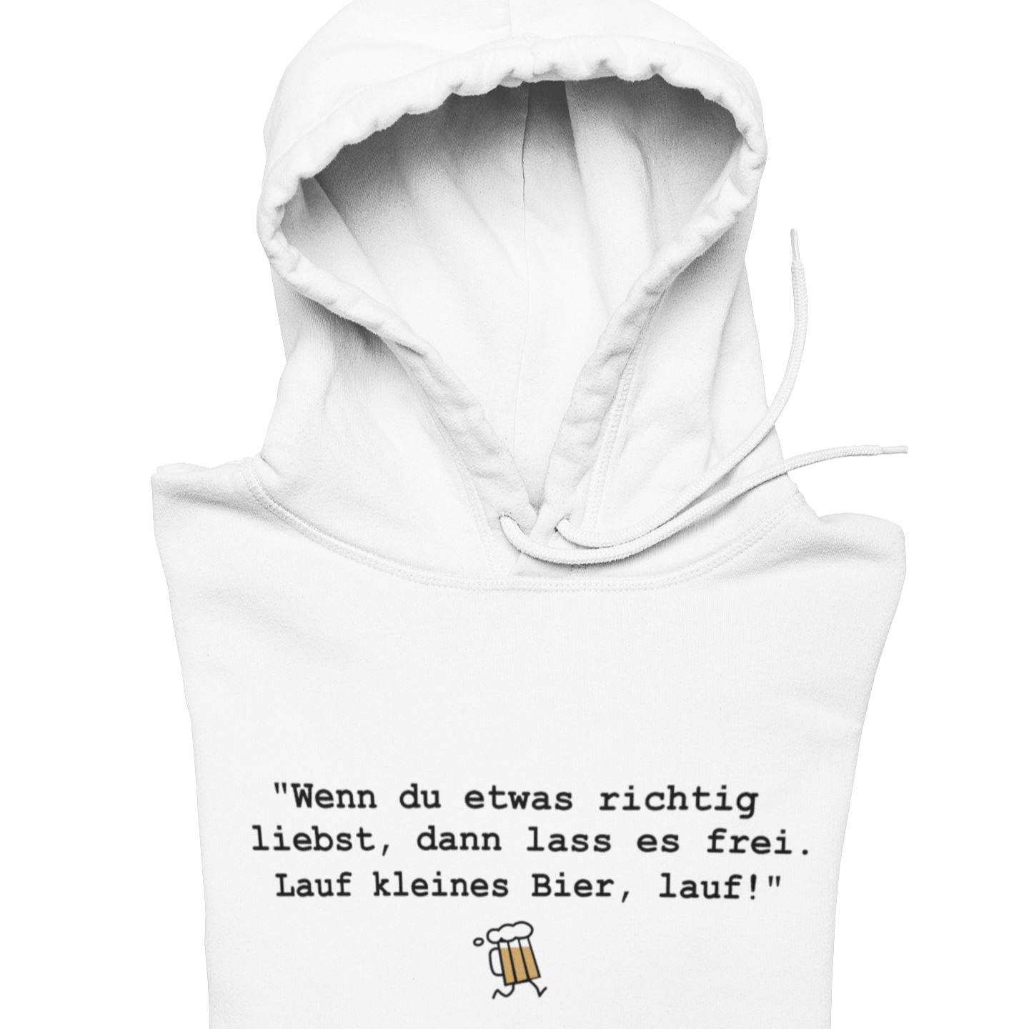 Lauf kleines Bier  - Unisex Hoodie