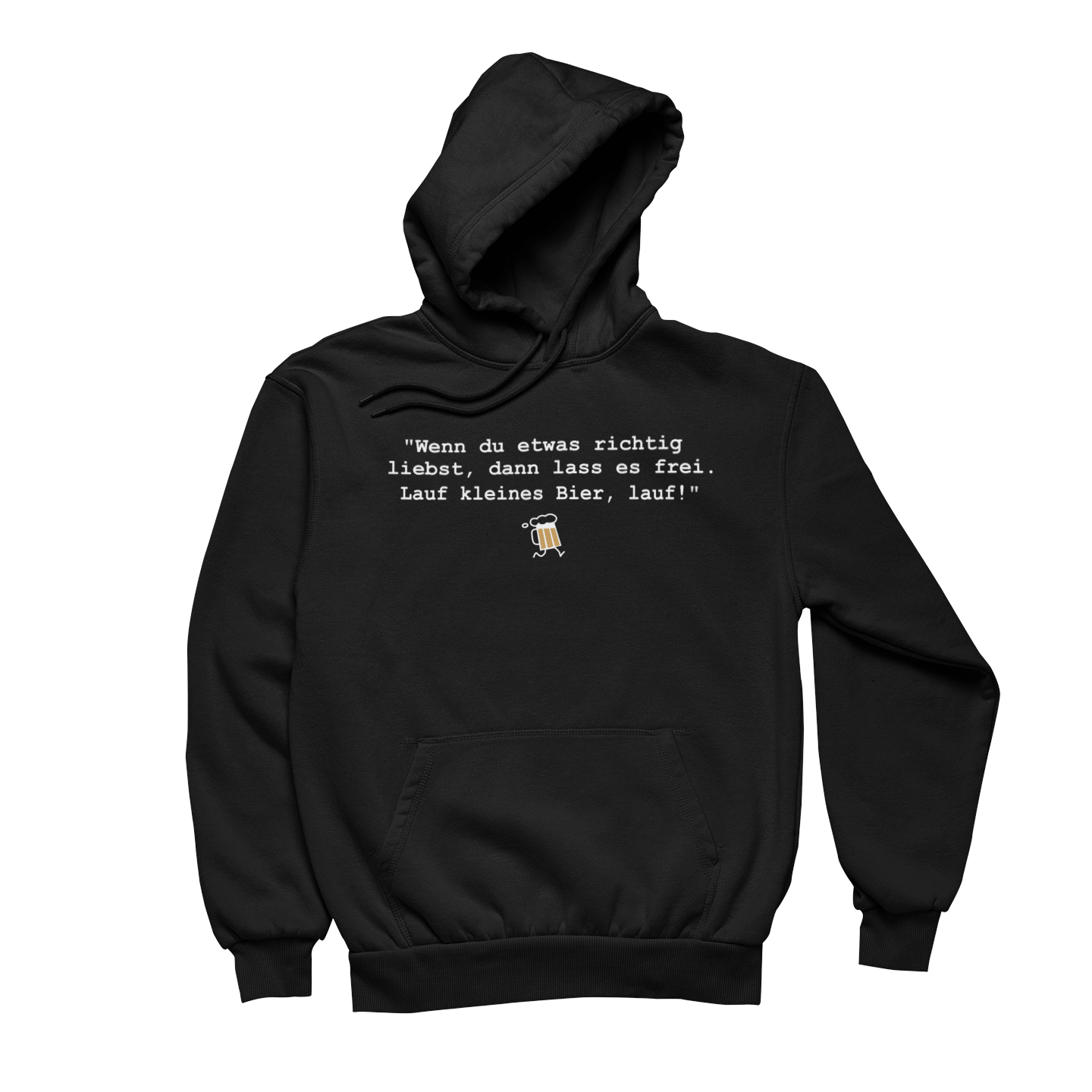 Lauf kleines Bier  - Unisex Hoodie