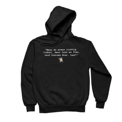 Lauf kleines Bier  - Unisex Hoodie