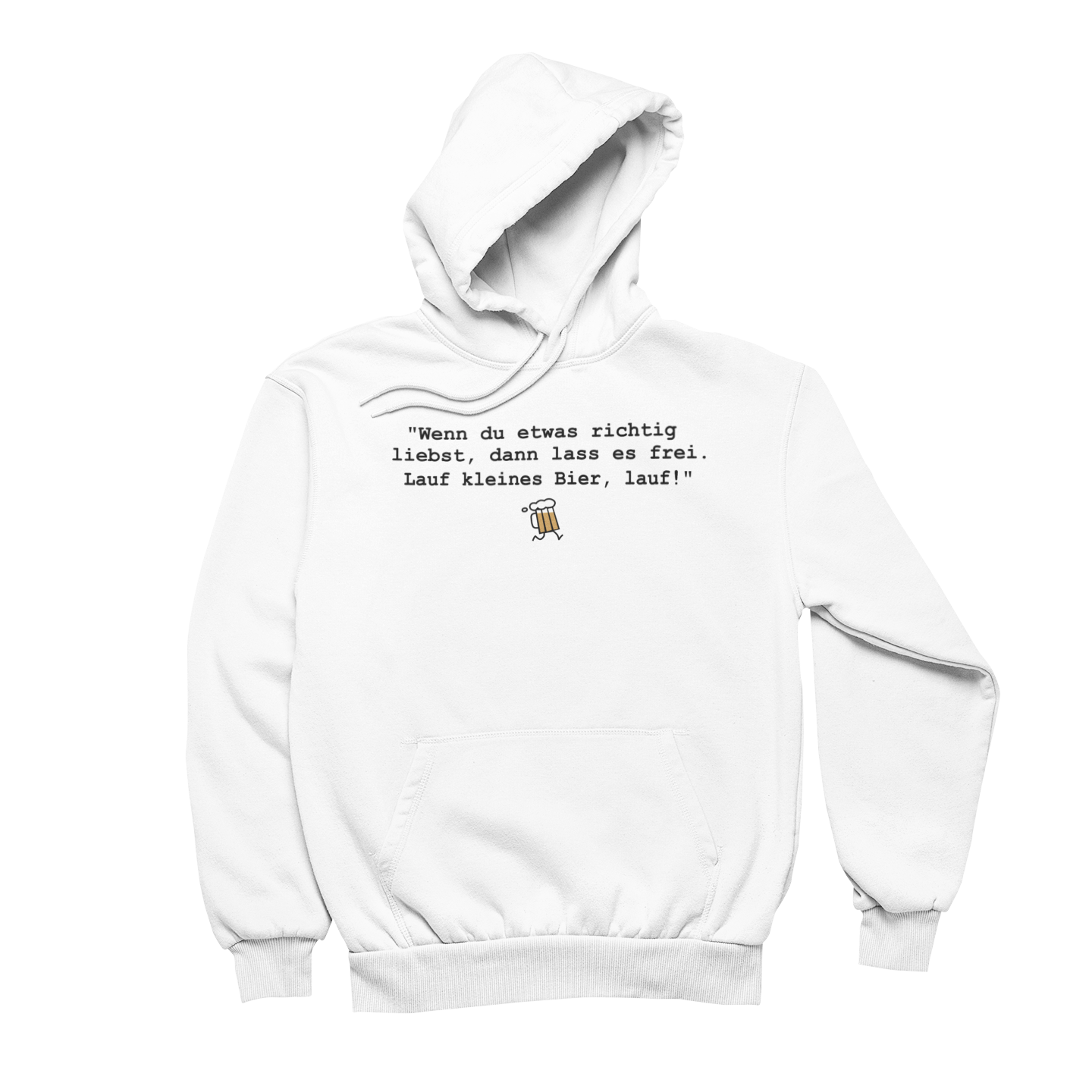 Lauf kleines Bier  - Unisex Hoodie