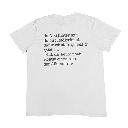 Alki hinter mir (Backprint) - Unisex Shirt