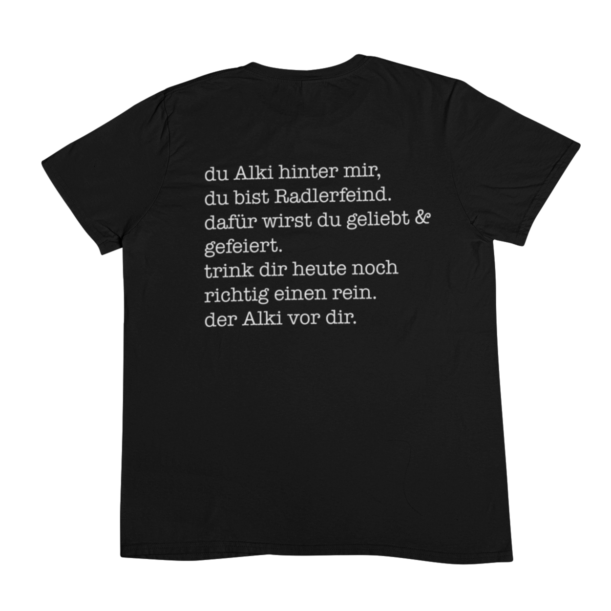 Alki hinter mir (Backprint) - Unisex Shirt