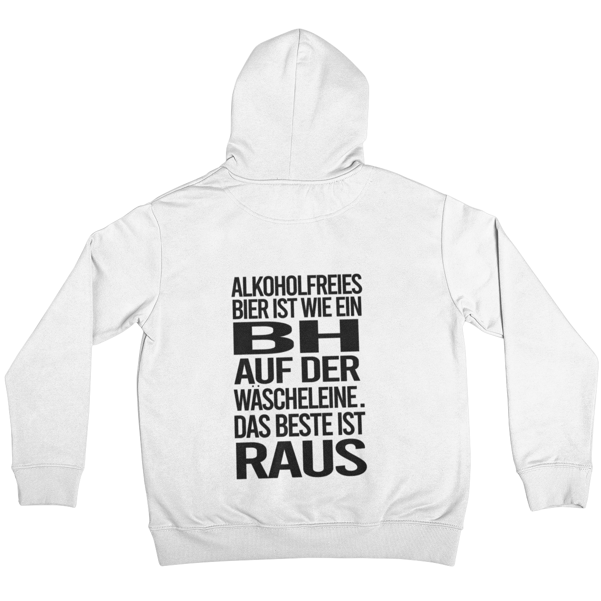 Das Beste ist raus (Backprint) - Unisex Hoodie