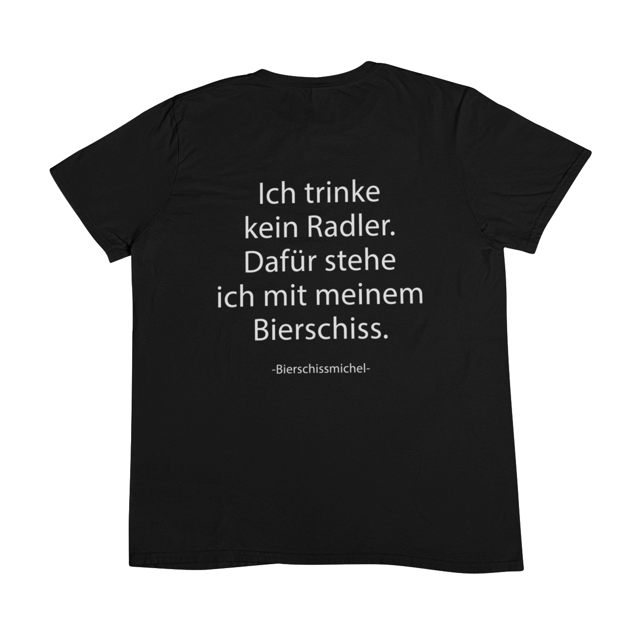 Bierschissmichel (Backprint) - Unisex Shirt