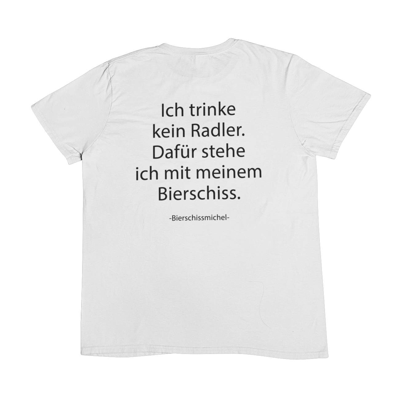 Bierschissmichel (Backprint) - Unisex Shirt