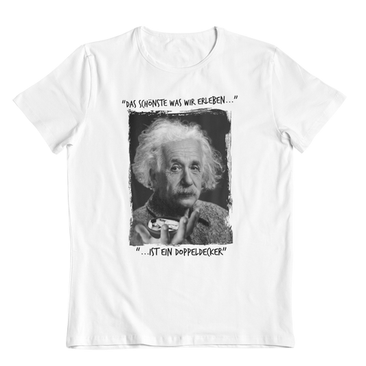 Einstein (Doppeldecker) - Unisex Shirt