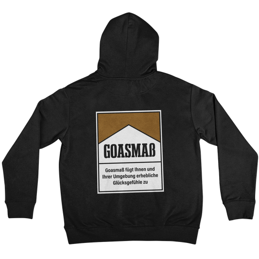 Zigarettenschachtel Goaßmass (Backprint) - Unisex Hoodie