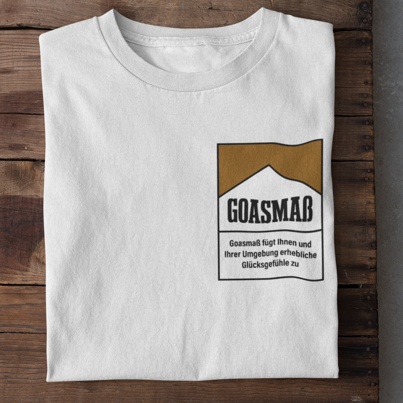 Zigarettenschachtel (Goaßmass) - Unisex Shirt