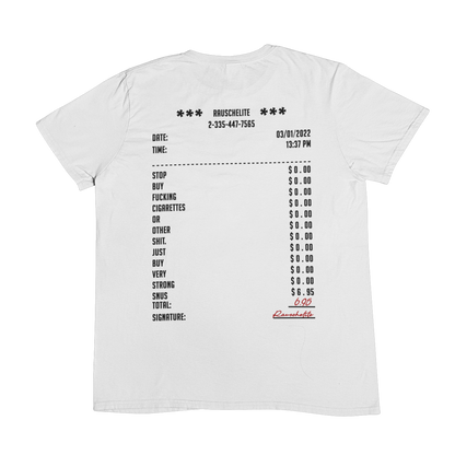 Kassenbon Snus (Backprint) - Unisex Shirt