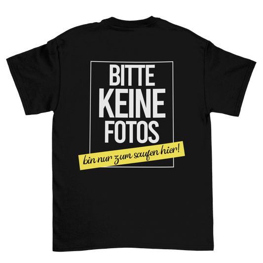 Keine Fotos (Backprint) - Unisex Shirt