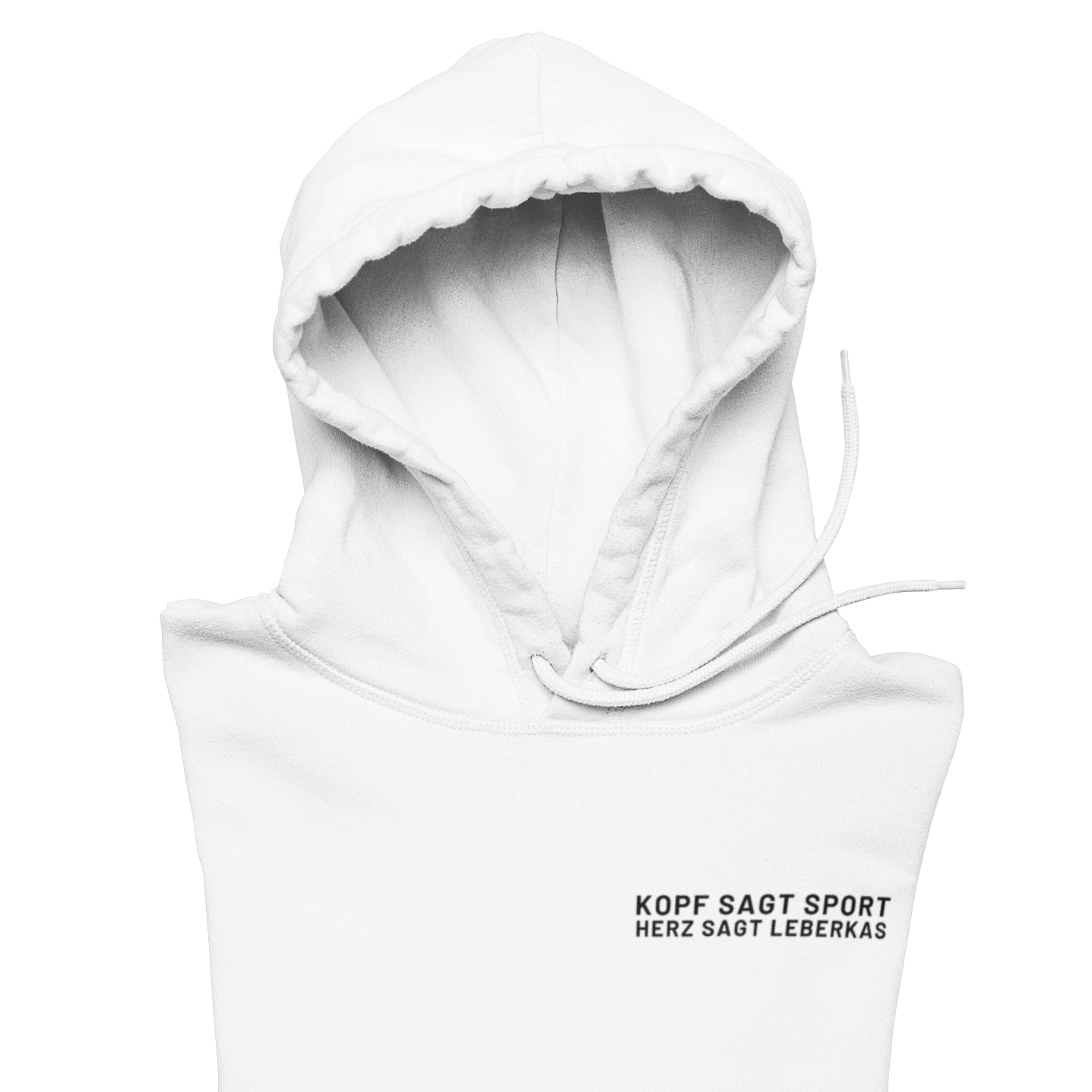 Herz sagt Leberkas - Unisex Hoodie