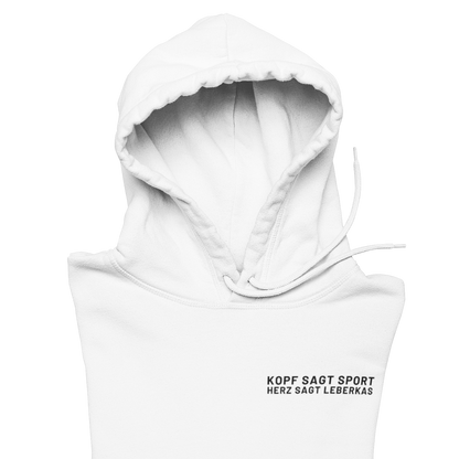 Herz sagt Leberkas - Unisex Hoodie