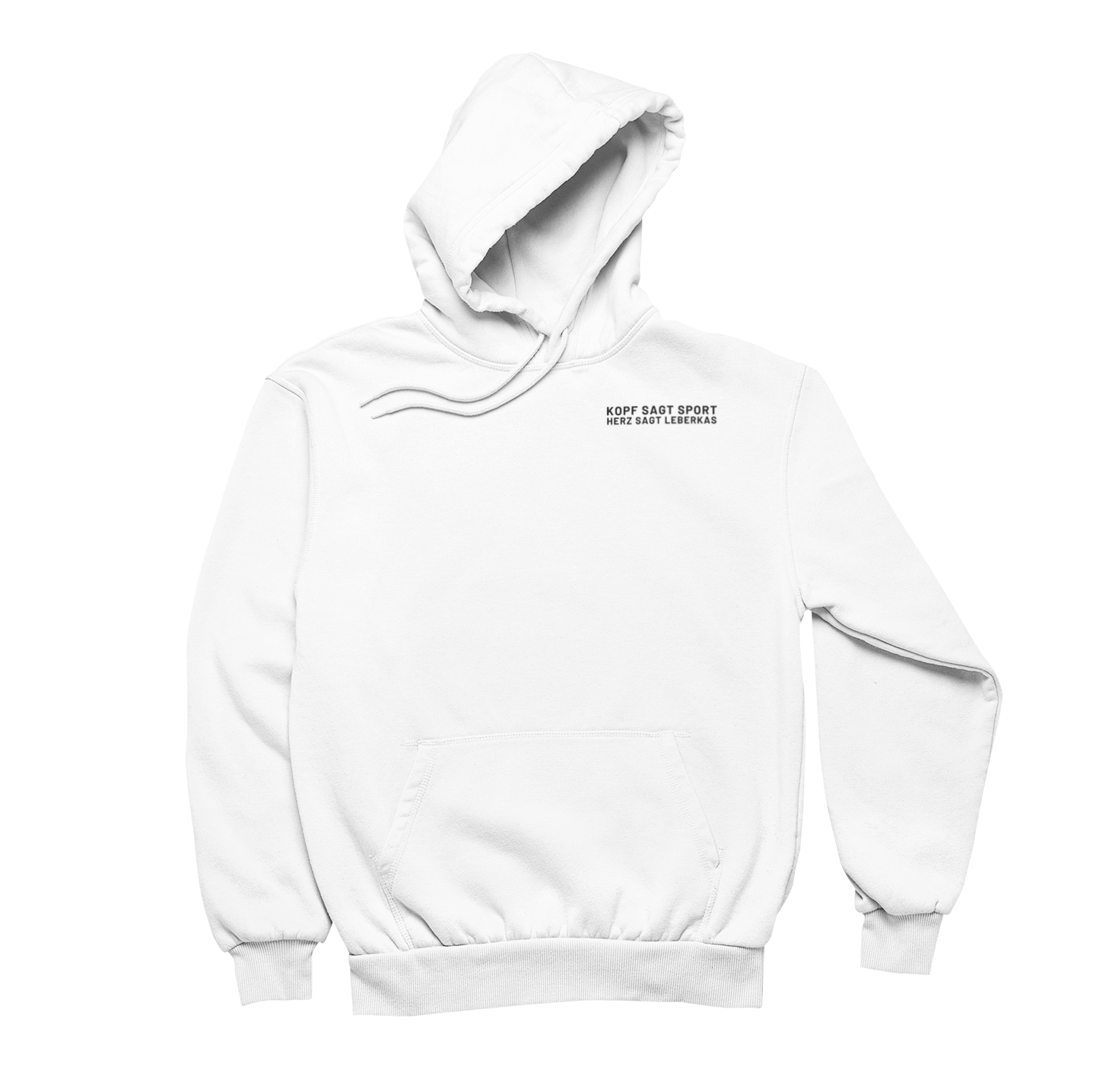 Herz sagt Leberkas - Unisex Hoodie