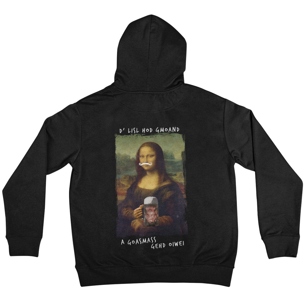 Mona Lisa Goaßmass (Backprint) - Unisex Hoodie