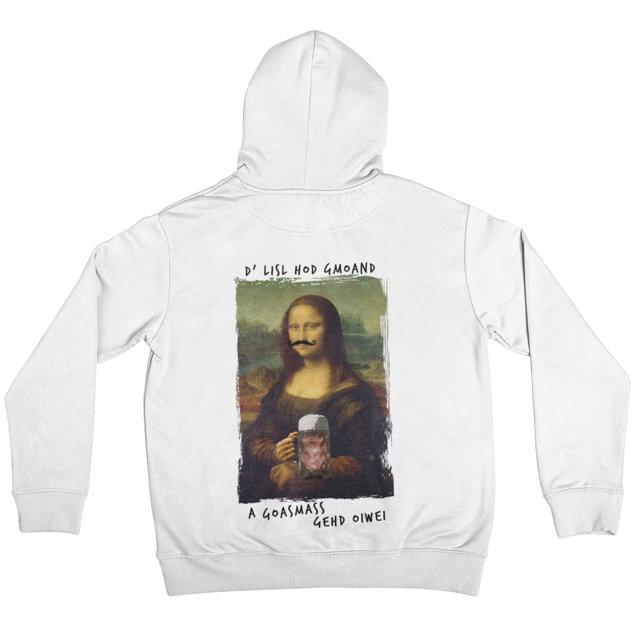 Mona Lisa Goaßmass (Backprint) - Unisex Hoodie