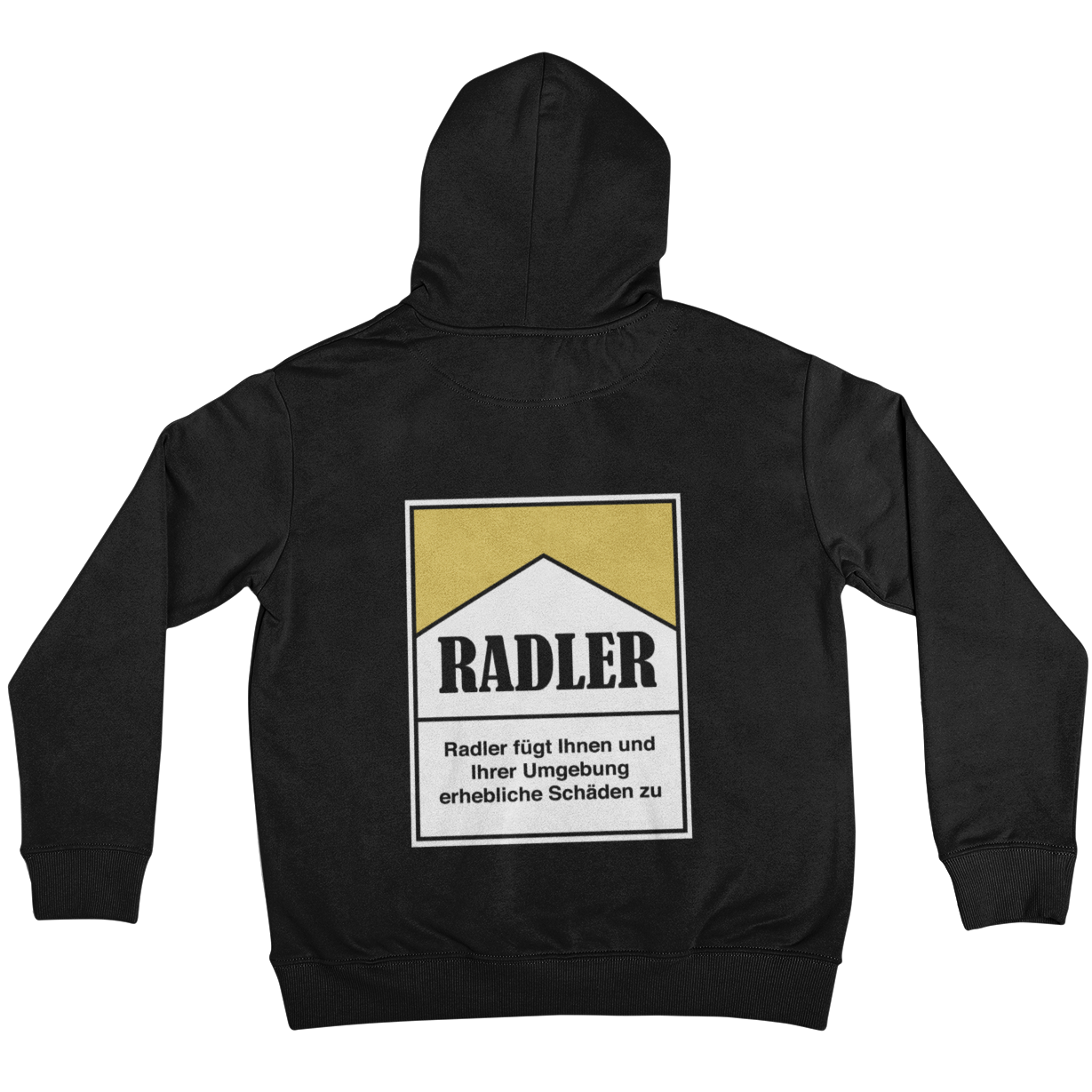 Zigarettenschachtel Radler (Backprint) - Unisex Hoodie