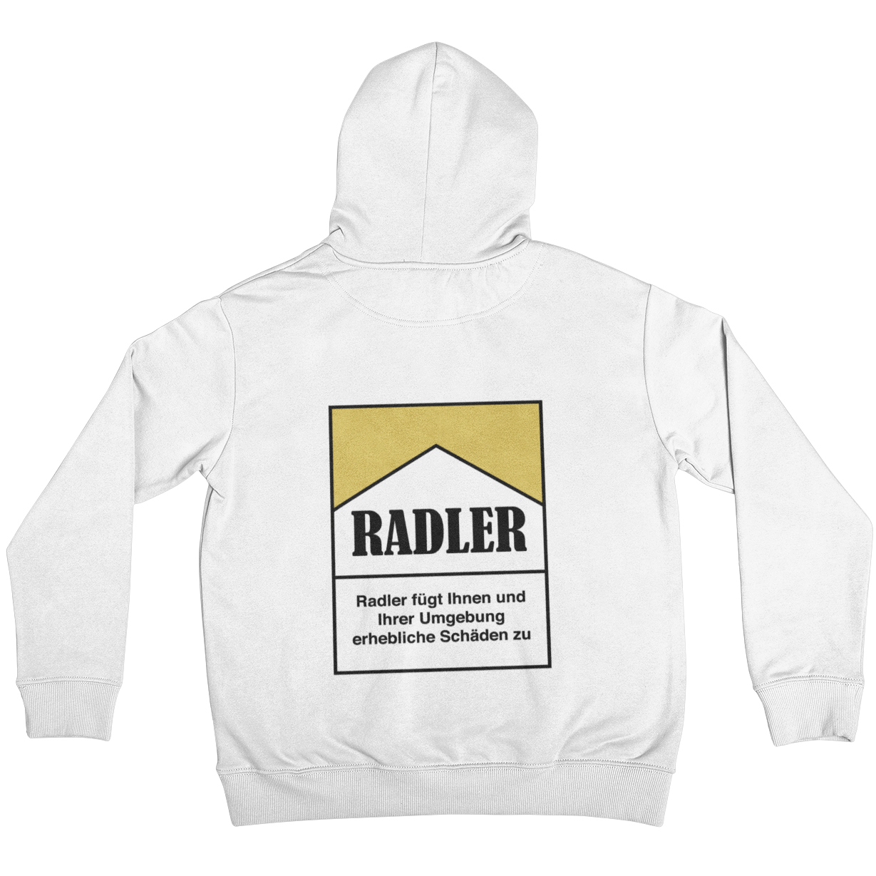 Zigarettenschachtel Radler (Backprint) - Unisex Hoodie