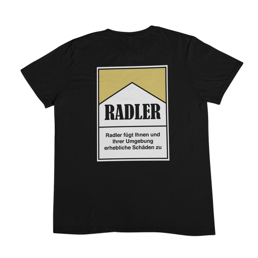 Zigarettenschachtel Radler (Backprint) - Unisex Shirt