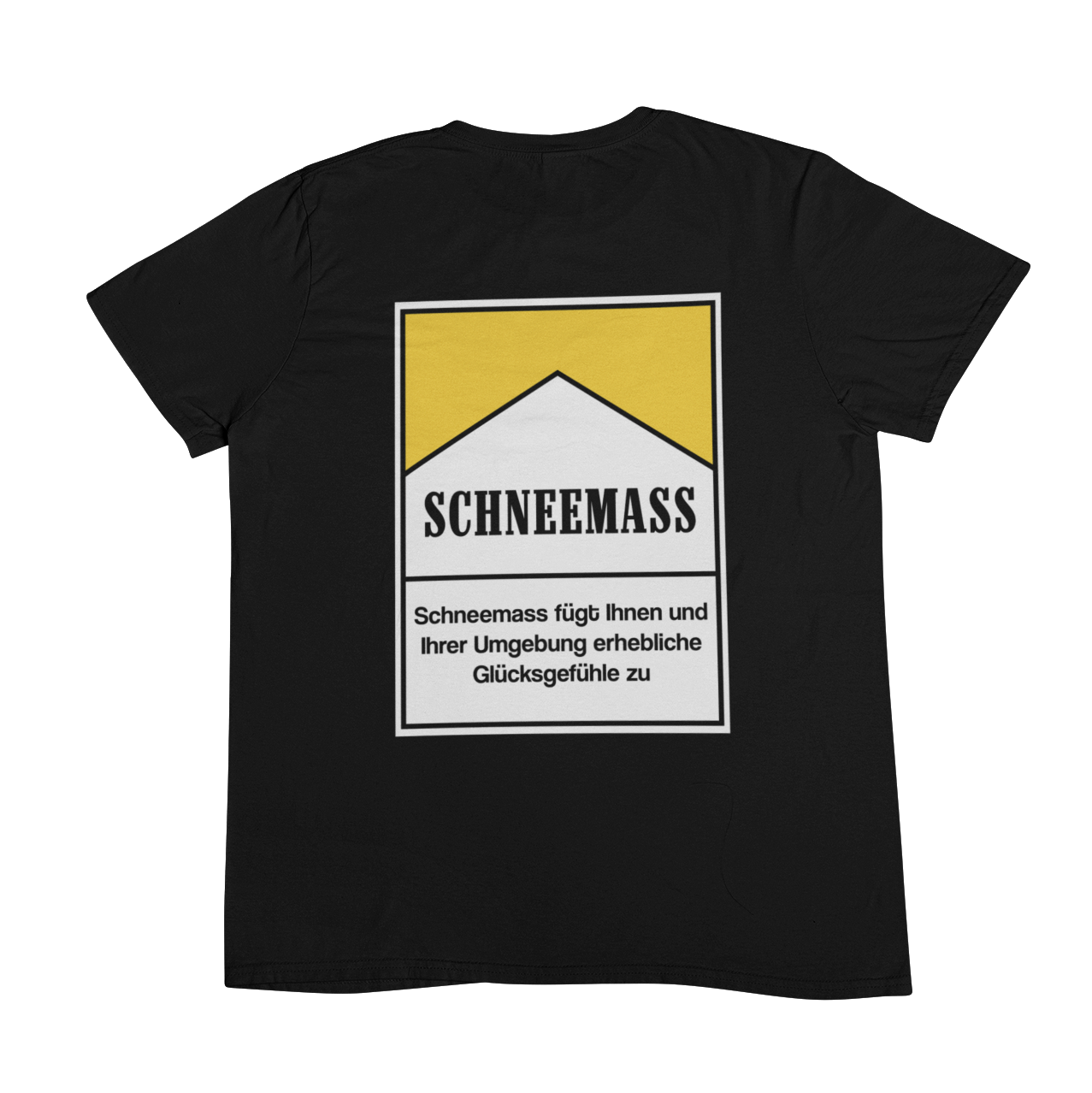 Schneemass (Backprint) - Unisex Shirt