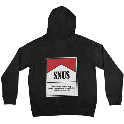 Zigarettenschachtel Snus (Backprint) - Unisex Hoodie