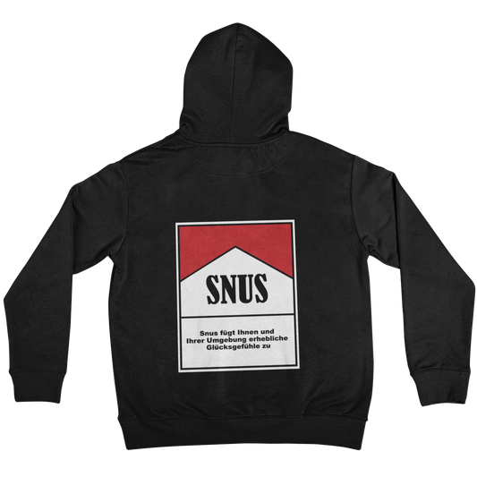 Zigarettenschachtel Snus (Backprint) - Unisex Hoodie