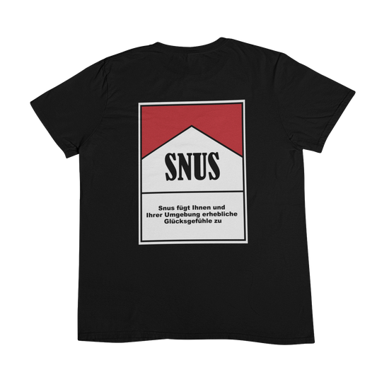 Zigarettenschachtel Snus (Backprint) - Unisex Shirt