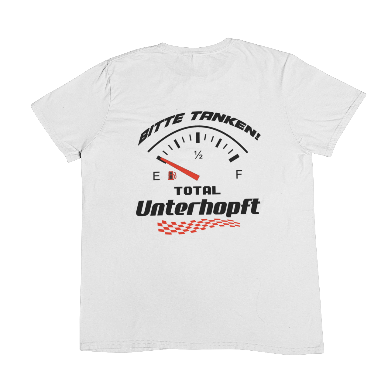 Total Unterhopft (Backprint) - Unisex Shirt