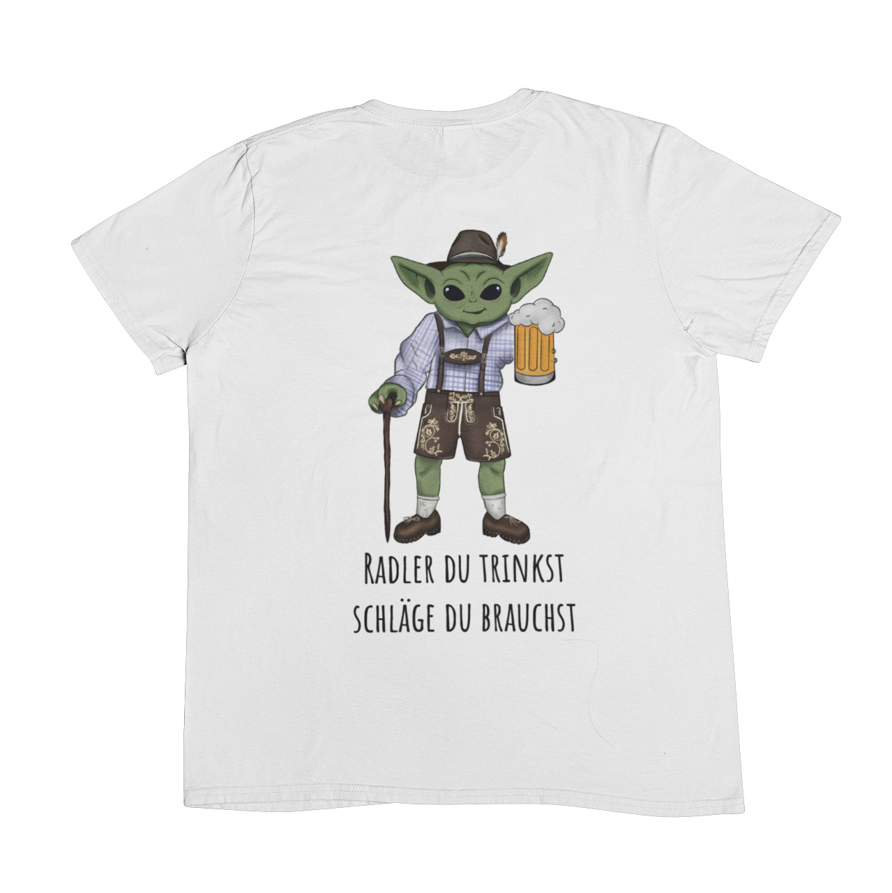 Schläge du brauchst (Backprint) - Unisex Shirt